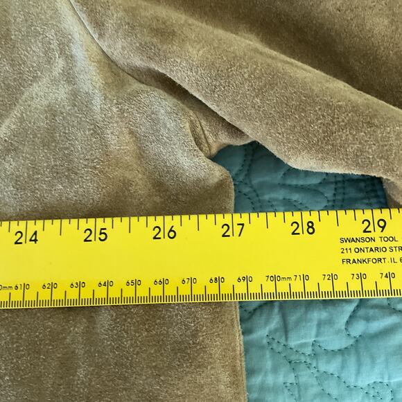 Wilsons Leather Mens Suede Jacket Full Zip with Collar XL 112488 - Picture 13 of 14